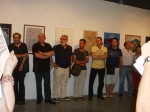 Varios de los artistas participantes.