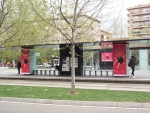Carteleria parada tranvia