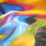 Arcoiris en el arroyo
