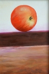 Manzana en blanco