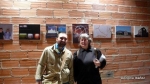 Junto a las obras