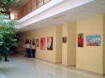 Vista de la exposición en la zona de paso